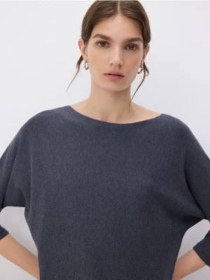 Reserved - Sweter z wiskozą - ciemnoszary