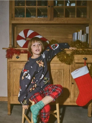 Reserved - Sweter z wiskozą - ciemnoszary