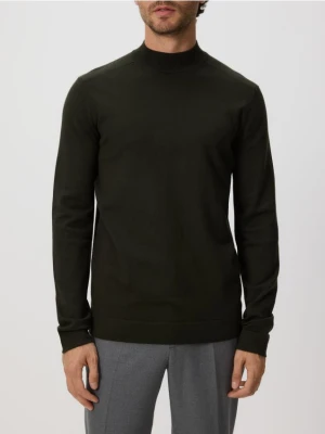 Reserved - Sweter z wiskozą - ciemnozielony
