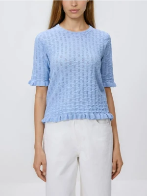 Zdjęcie produktu Reserved - Sweter z wiskozą - jasnoniebieski