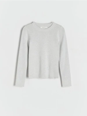 Reserved - Sweter z wiskozą - jasnoszary