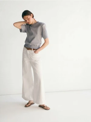 Reserved - Sweter z wiskozą - jasnoszary