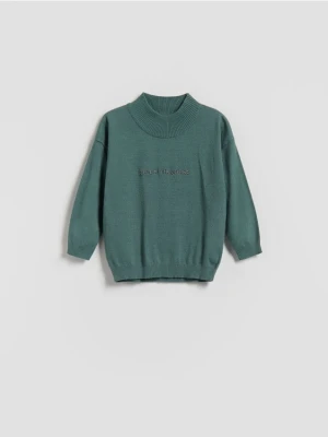 Reserved - Sweter z wiskozą - morski