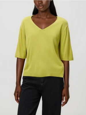 Reserved - Sweter z wiskozą - zielony