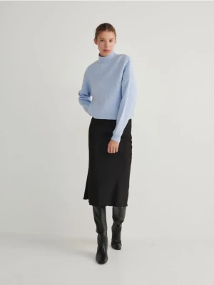Reserved - Sweter ze stójką - jasnoniebieski