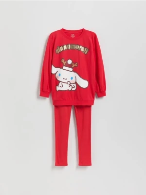 Reserved - Świąteczna piżama Cinnamoroll - czerwony