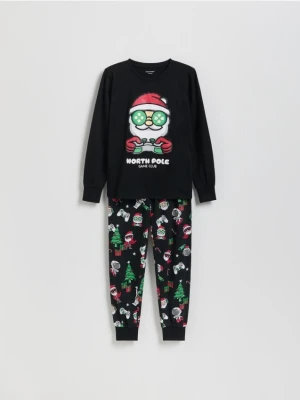 Reserved - Świąteczna piżama - czarny