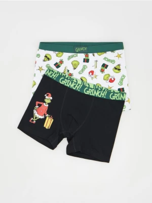 Reserved - Świąteczne bokserki Grinch 2 pack - biały