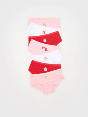 Reserved - Świąteczne majtki Pusheen 7 pack - pastelowy róż