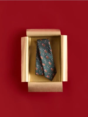 Zdjęcie produktu Reserved - Świąteczny krawat - ciemny turkus