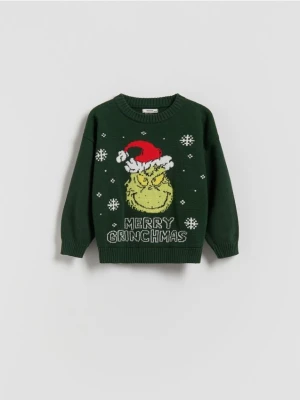 Reserved - Świąteczny sweter Grinch - zielony
