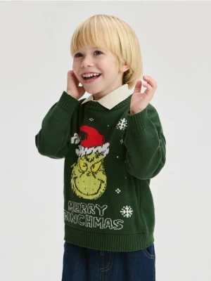 Reserved - Świąteczny sweter Grinch - zielony