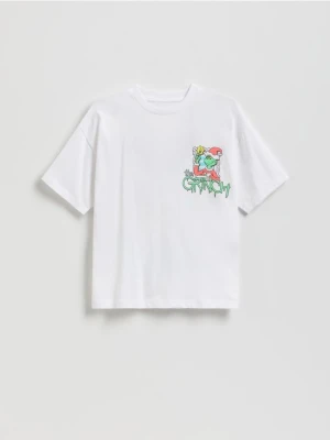 Reserved - Świąteczny t-shirt Grinch - biały