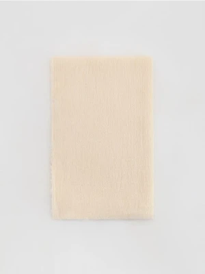 Reserved - Szal z lnem - złamana biel