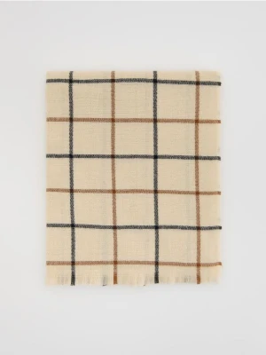 Reserved - Szalik w kratę z wiskozą - wielobarwny