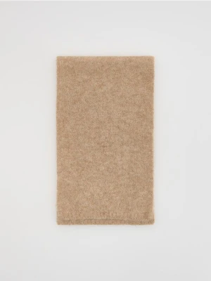 Reserved - Szalik z dodatkiem wełny - kremowy