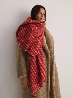 Reserved - Szalik z dodatkiem wiskozy - czerwony