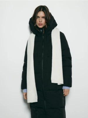 Reserved - Szalik z domieszką kaszmiru - kremowy