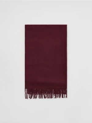 Reserved - Szalik z wiskozą - burgundowy