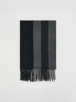 Reserved - Szalik z wiskozą - ciemnoszary