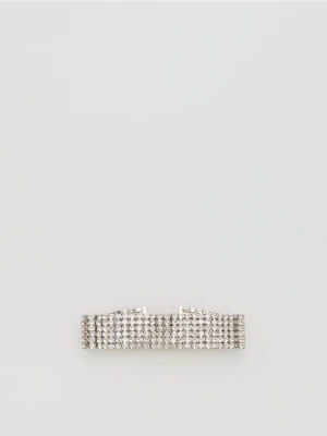 Reserved - Szeroka bransoletka - srebrny