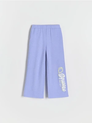 Reserved - Szerokie spodnie dresowe - jasnoniebieski