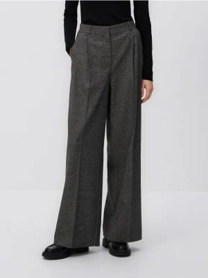 Reserved - Szerokie spodnie w kratę - wielobarwny