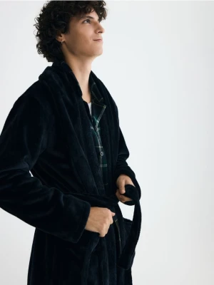 Reserved - Szlafrok z paskiem - czarny