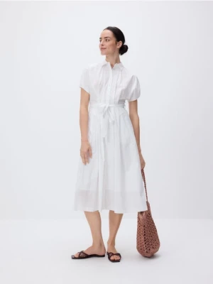 Reserved - Szmizjerka midi - biały