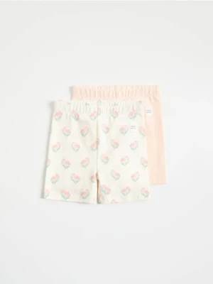 Reserved - Szorty 2 pack - złamana biel
