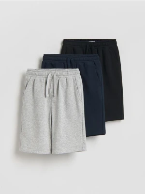 Reserved - Szorty bermudy 3 pack - czarny