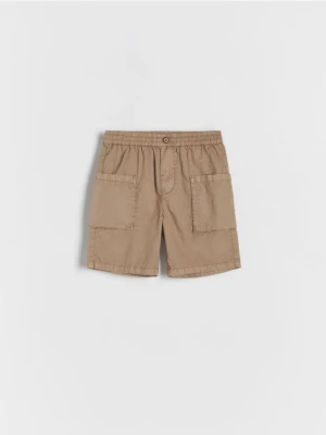 Reserved - Szorty bermudy - brązowy
