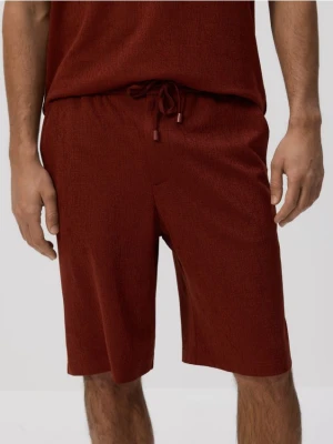 Reserved - Szorty bermudy - brązowy