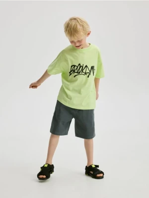 Reserved - Szorty bermudy - granatowy