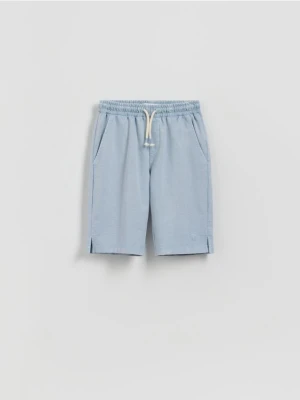 Reserved - Szorty bermudy - jasnoniebieski