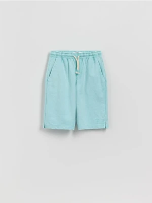Reserved - Szorty bermudy - miętowy