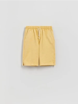 Reserved - Szorty bermudy - żółty