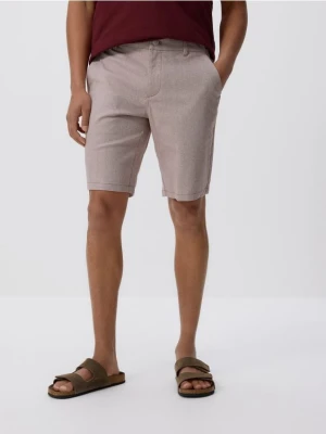Reserved - Szorty carrot fit - mahoniowy