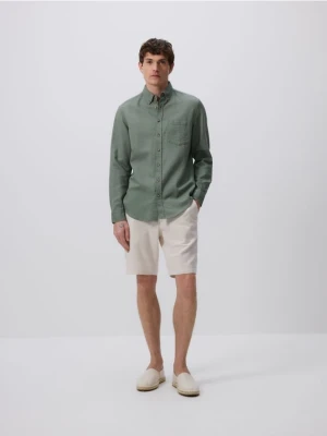 Reserved - Szorty chino regular - beżowy