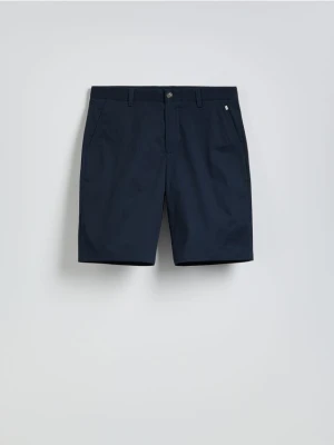Reserved - Szorty chino regular fit - granatowy