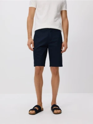 Reserved - Szorty chino regular fit - granatowy