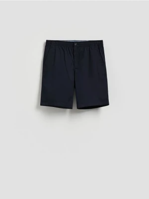 Reserved - Szorty chino regular - granatowy