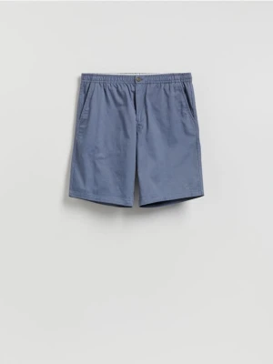 Reserved - Szorty chino regular - granatowy