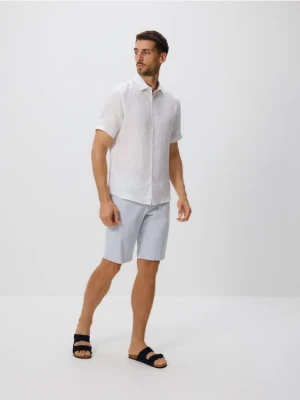 Reserved - Szorty chino regular - jasnoniebieski