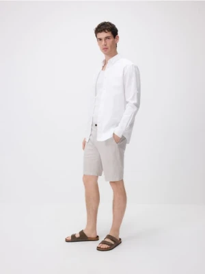 Reserved - Szorty chino regular - jasnoszary
