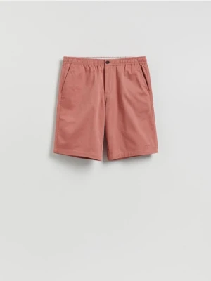 Reserved - Szorty chino regular - różowy