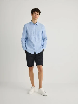 Reserved - Szorty chino slim - czarny