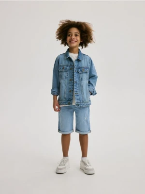 Reserved - Szorty jeansowe regular - niebieski