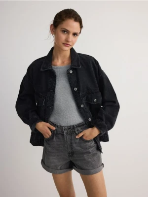 Reserved - Szorty jeansowe - szary