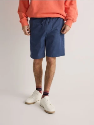 Reserved - Szorty jogger - granatowy